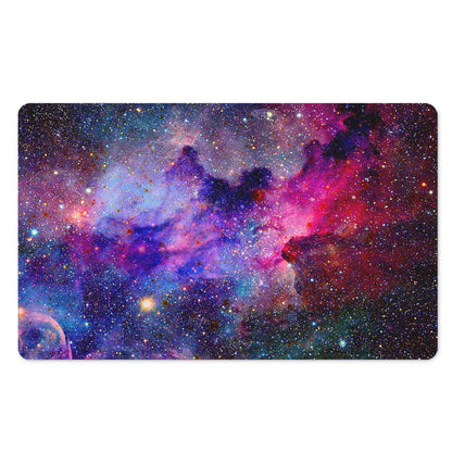Colorful Nebula Galaxy Space Print Polyester Doormat