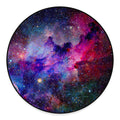 Colorful Nebula Galaxy Space Print Round Floor Mat