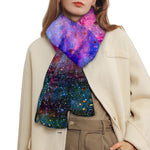 Colorful Nebula Galaxy Space Print Scarf