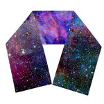 Colorful Nebula Galaxy Space Print Scarf