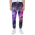 Colorful Nebula Galaxy Space Print Joggers