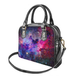 Colorful Nebula Galaxy Space Print Shoulder Handbag
