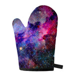 Colorful Nebula Galaxy Space Print Single Oven Mitt
