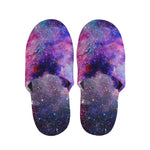 Colorful Nebula Galaxy Space Print Slippers