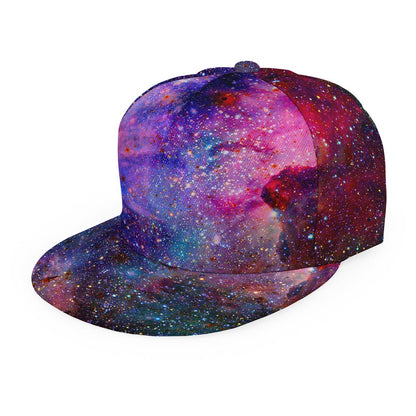 Colorful Nebula Galaxy Space Print Snapback Cap
