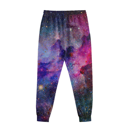 Colorful Nebula Galaxy Space Print Sweatpants