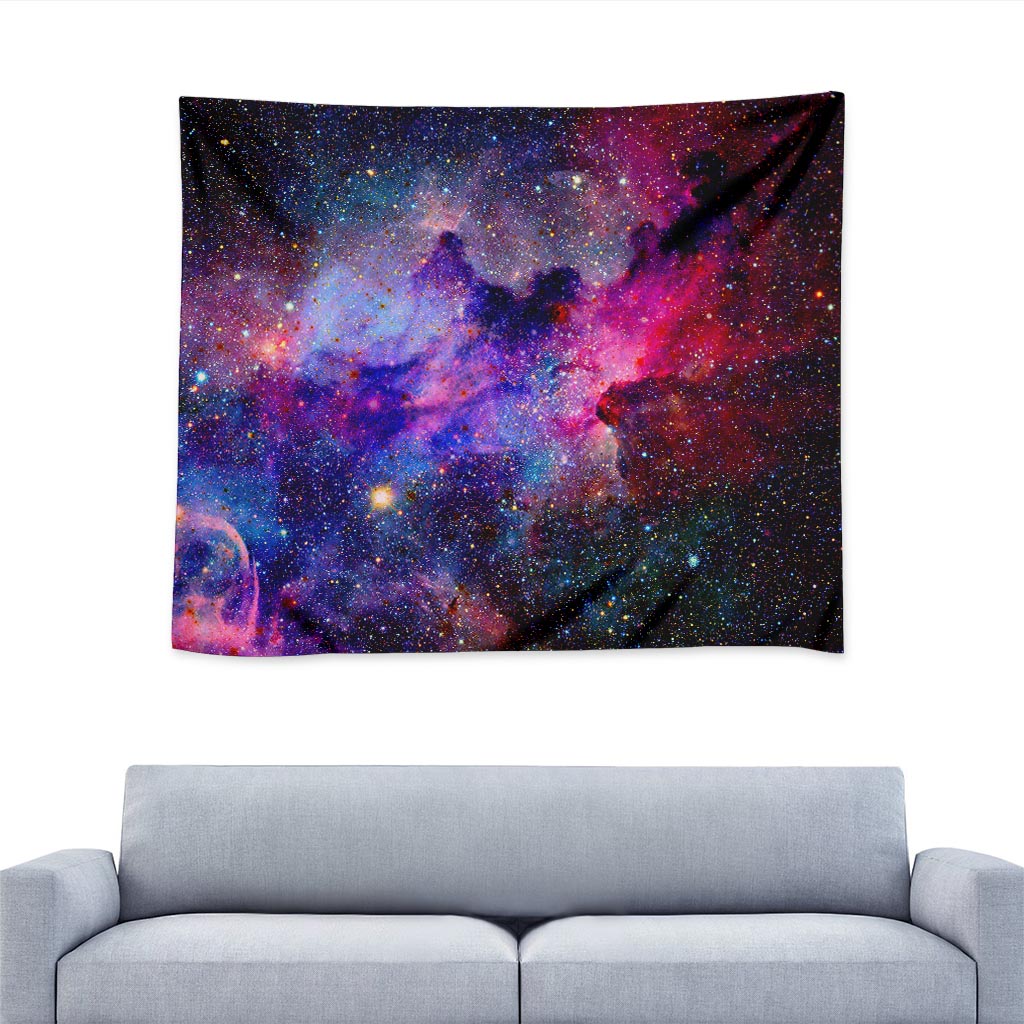 Colorful Nebula Galaxy Space Print Tapestry