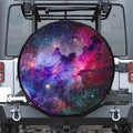 Colorful Nebula Galaxy Space Print Tire Cover