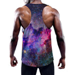 Colorful Nebula Galaxy Space Print Training Tank Top
