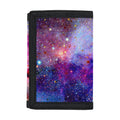 Colorful Nebula Galaxy Space Print Trifold Wallet