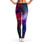 Colorful Nebula Galaxy Space Print Women's Leggings