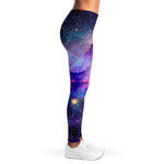 Colorful Nebula Galaxy Space Print Women's Leggings