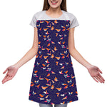 Colorful Origami Bird Pattern Print Adjustable Apron