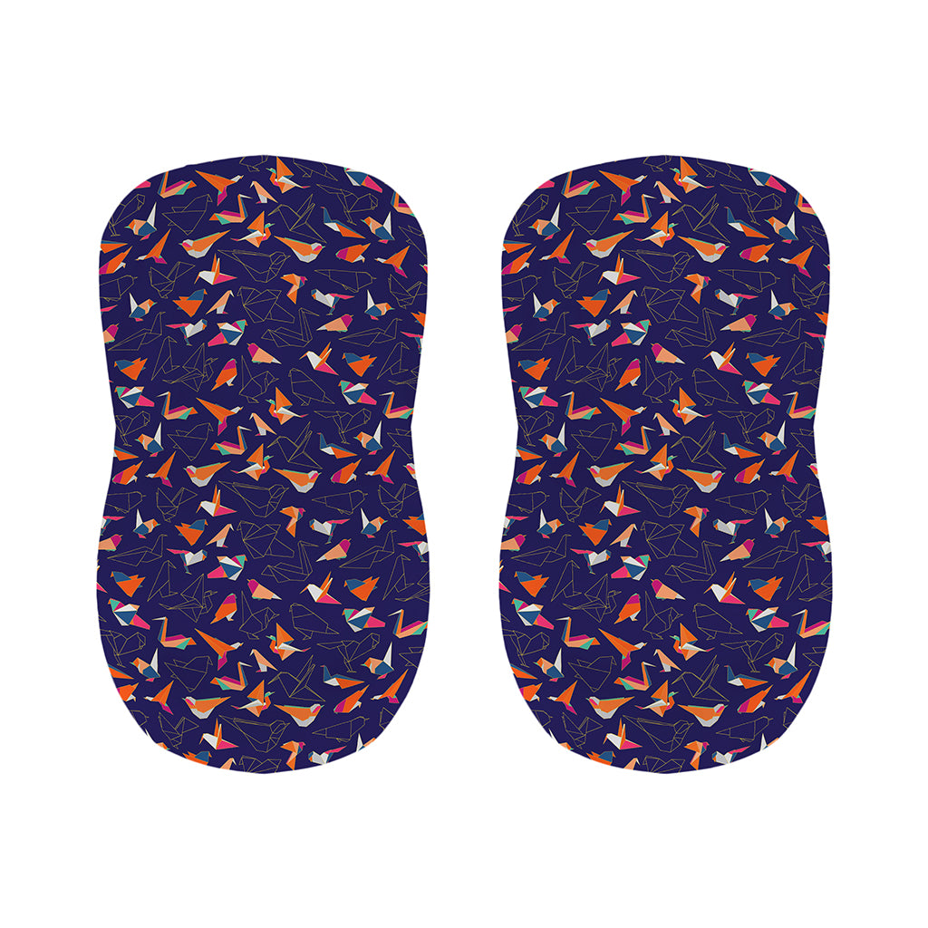 Colorful Origami Bird Pattern Print Bar Stool Covers