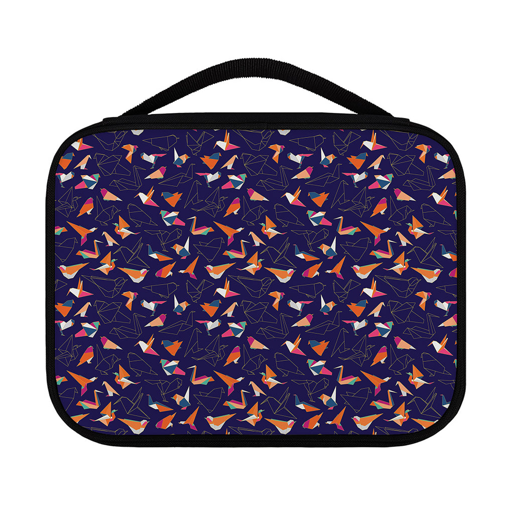 Colorful Origami Bird Pattern Print Classic Bible Case