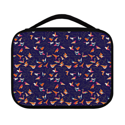 Colorful Origami Bird Pattern Print Classic Bible Case
