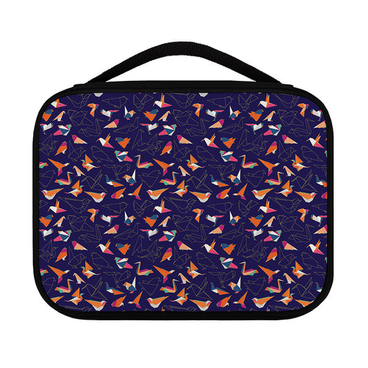 Colorful Origami Bird Pattern Print Classic Bible Case