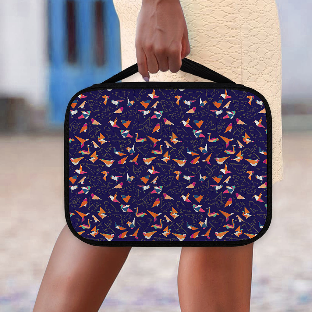 Colorful Origami Bird Pattern Print Classic Bible Case