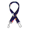 Colorful Origami Bird Pattern Print Dog Seat Belt