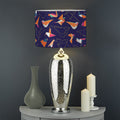 Colorful Origami Bird Pattern Print Drum Lamp Shade