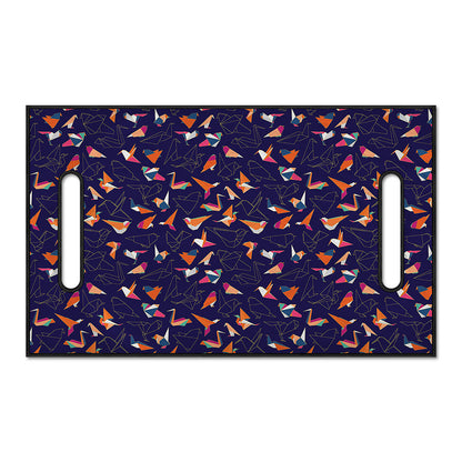 Colorful Origami Bird Pattern Print Golf Cart Seat Cover