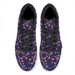 Colorful Origami Bird Pattern Print High Top Leather Sneakers