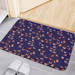 Colorful Origami Bird Pattern Print Indoor Door Mat