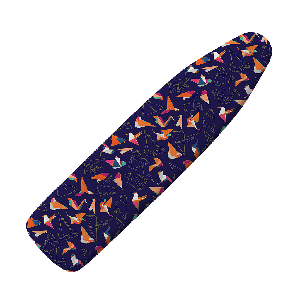 Colorful Origami Bird Pattern Print Ironing Board Cover