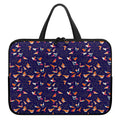 Colorful Origami Bird Pattern Print Laptop Sleeve With Handle