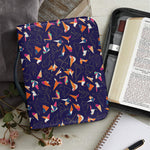 Colorful Origami Bird Pattern Print Leather Bible Cover
