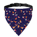 Colorful Origami Bird Pattern Print Over The Collar Dog Bandana