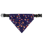 Colorful Origami Bird Pattern Print Over The Collar Dog Bandana