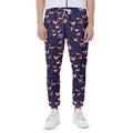 Colorful Origami Bird Pattern Print Joggers
