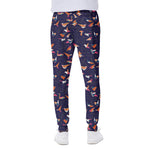 Colorful Origami Bird Pattern Print Scuba Joggers