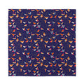 Colorful Origami Bird Pattern Print Silk Bandana