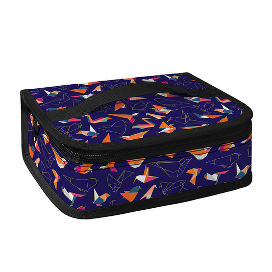 Colorful Origami Bird Pattern Print Small Lunch Bag