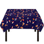 Colorful Origami Bird Pattern Print Tablecloth