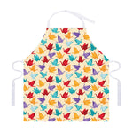 Colorful Origami Crane Pattern Print Adjustable Apron