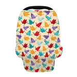 Colorful Origami Crane Pattern Print Baby Seat Cover