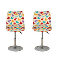 Colorful Origami Crane Pattern Print Bar Stool Covers