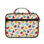 Colorful Origami Crane Pattern Print Briefcase Bible Bag