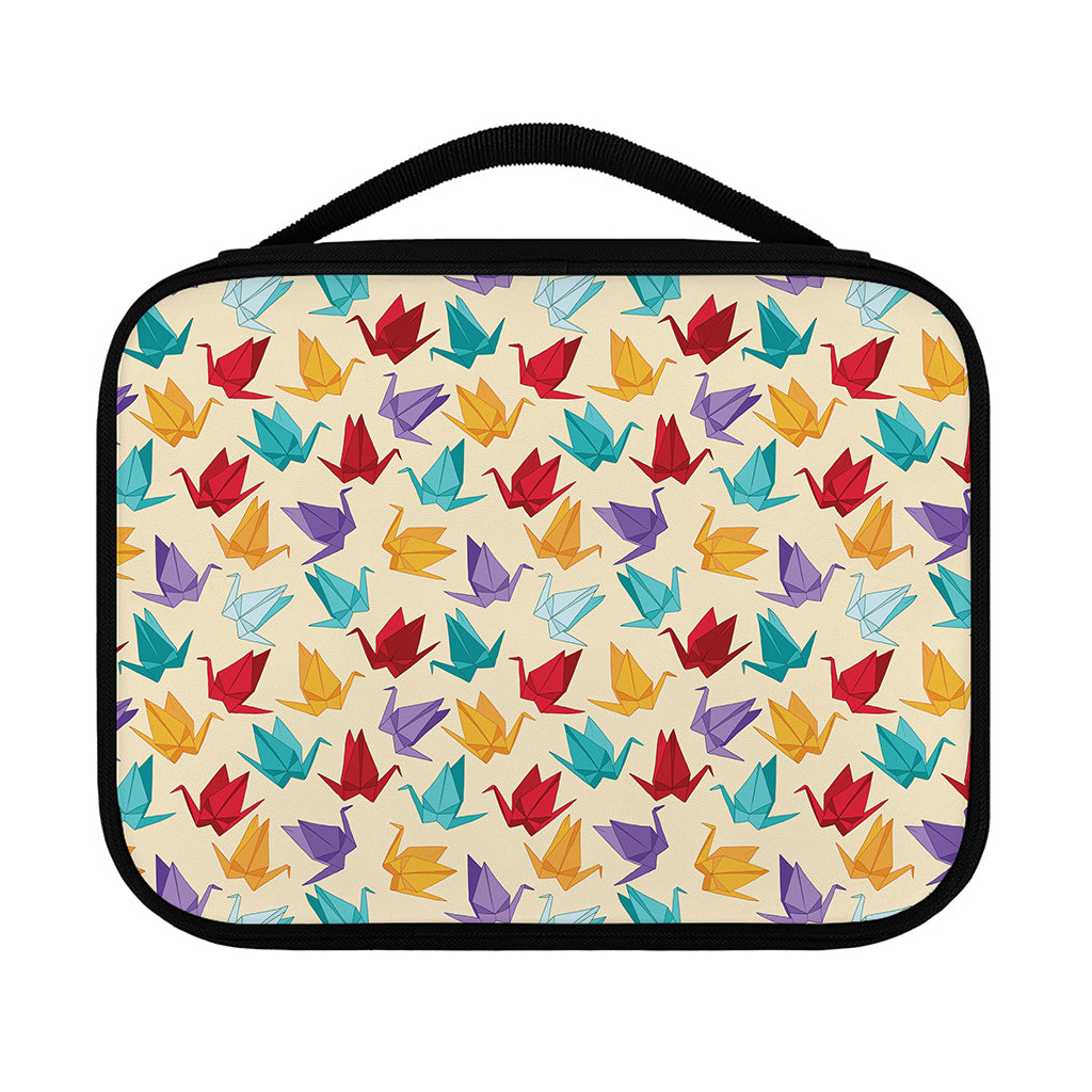 Colorful Origami Crane Pattern Print Classic Bible Case