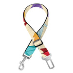Colorful Origami Crane Pattern Print Dog Seat Belt