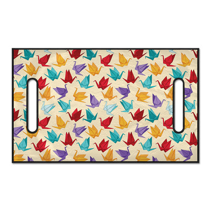 Colorful Origami Crane Pattern Print Golf Cart Seat Cover