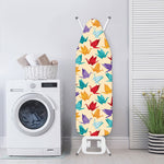 Colorful Origami Crane Pattern Print Ironing Board Cover
