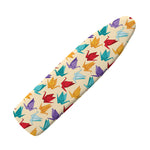 Colorful Origami Crane Pattern Print Ironing Board Cover