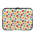 Colorful Origami Crane Pattern Print Laptop Sleeve