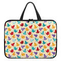 Colorful Origami Crane Pattern Print Laptop Sleeve With Handle