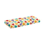 Colorful Origami Crane Pattern Print Piano Keyboard Cover