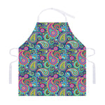 Colorful Paisley Pattern Print Adjustable Apron
